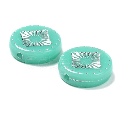 Opaque Acrylic Beads LS-OACR-G016-07D-1