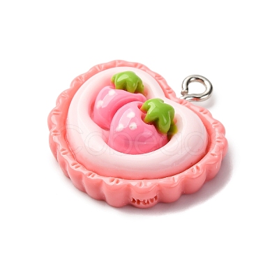 Opaque Resin Pendants RESI-V011-01E-1