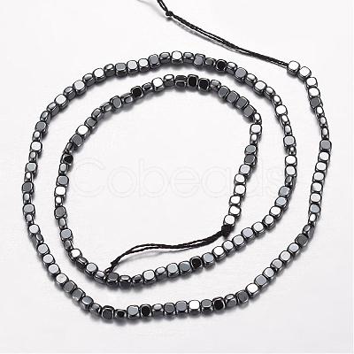 Non-Magnetic Hematite Beads Strands G-D822-14-1