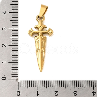 Ion Plating(IP) 304 Stainless Steel Pendants X-STAS-C103-38G-1