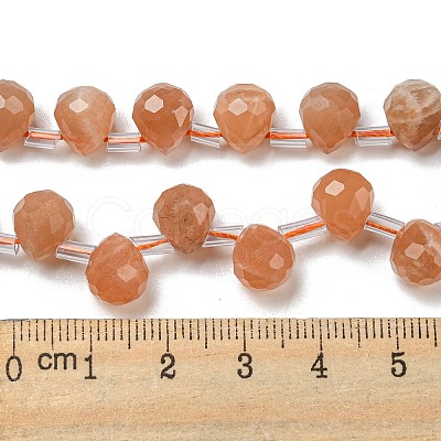 Natural Sunstone Beads Strands G-H297-B14-02-1