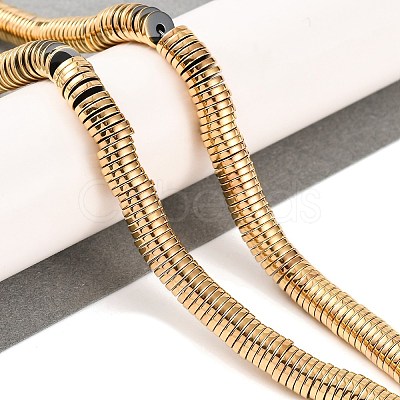 Electroplated Synthetic Non-magnetic Hematite Beads Strands G-H027-G01-04-1