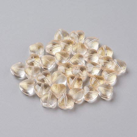 Electroplate Glass Beads EGLA-E059-F07-1