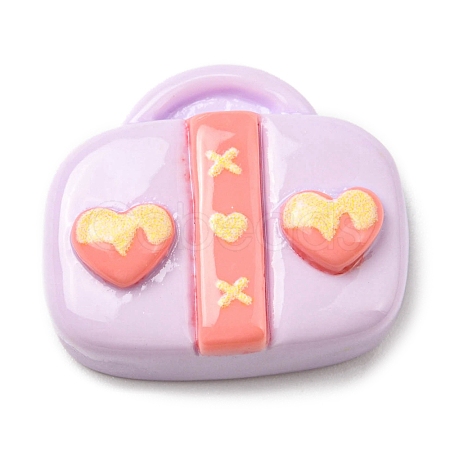 Musical Theme Opaque Resin Cabochons CRES-D008-01C-1