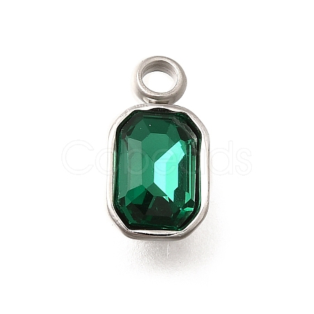 304 Stainless Steel Pendants STAS-Q346-03P-08-1