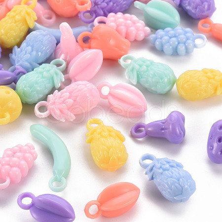 Opaque Acrylic Beads TACR-S154-45D-1