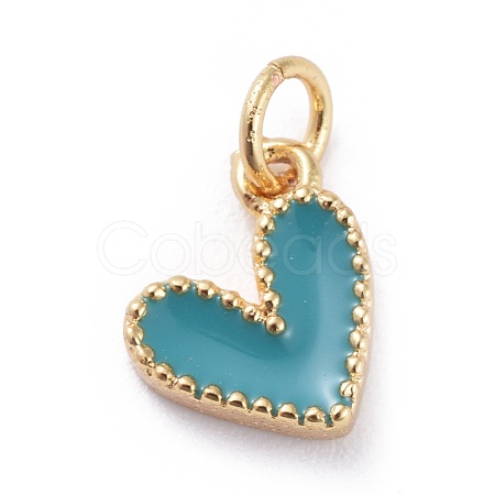 Enamel Charms KK-G363-54G-05-1