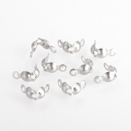 Tarnish Resistant 304 Stainless Steel Bead Tips STAS-Q210-93-1