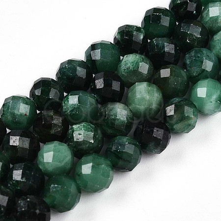 Natural Fuchsite Beads Strands G-T140-20A-1