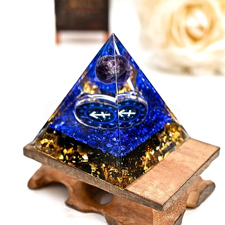 Constellation Orgonite Pyramid Resin Energy Generators PW-WG5E2FD-06-1