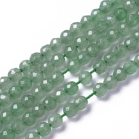 Natural Green Aventurine Beads Strands X-G-F596-10-2mm-1