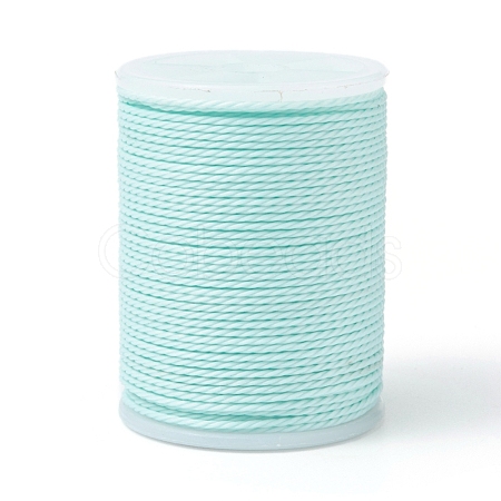 Round Waxed Polyester Cord YC-G006-01-1.0mm-31-1