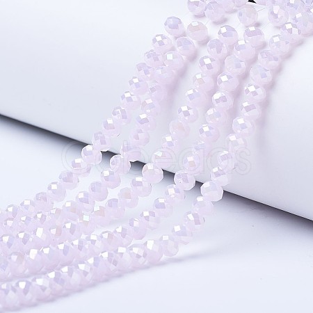 Electroplate Glass Beads Strands EGLA-A034-J2mm-B04-1