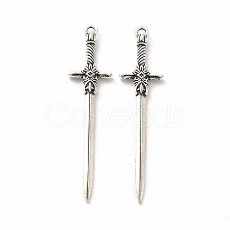 Tibetan Style Alloy Pendants PALLOY-M207-02AS-1