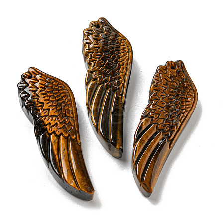 Natural Tiger Eye Pendants G-M417-05E-1