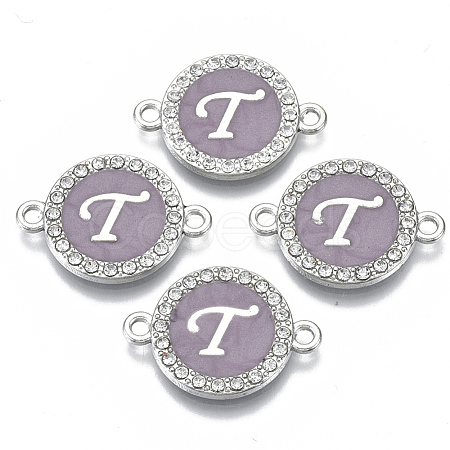Alloy Enamel Links Connectors ENAM-TAC0003-01S-01T-1