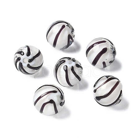 Handmade Transparent Lampwork Beads BLOW-D300-08F-1