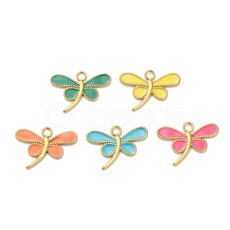 304 Stainless Steel Enamel Pendants STAS-K306-52G-1