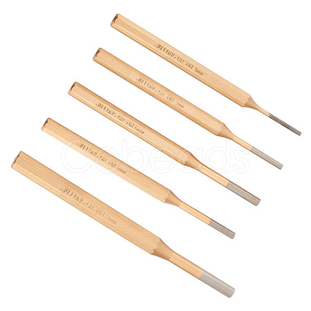 Olycraft 5Pcs 5 Style Hascrome Drive Pin Punch TOOL-OC0001-74-1