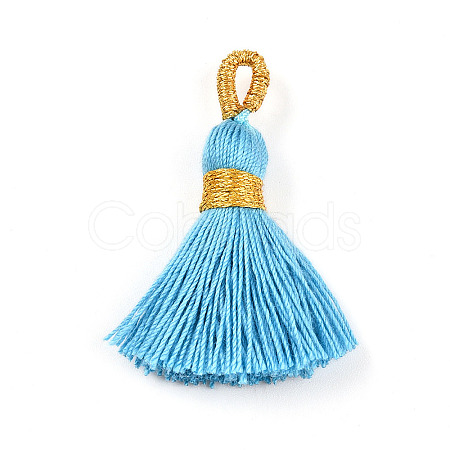 Polycotton(Polyester Cotton) Tassel Pendant Decorations FIND-N006-01B-1