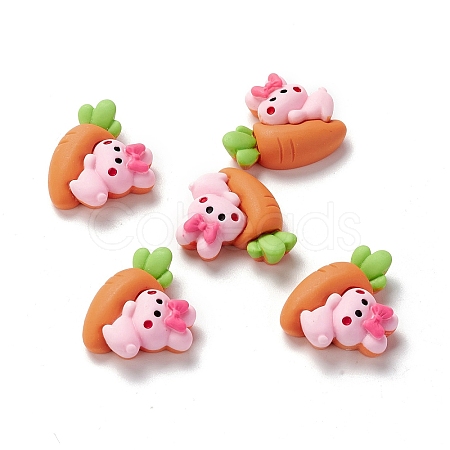 Opaque Resin Cabochons X-RESI-M025-02-1