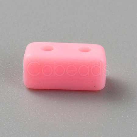 Opaque Acrylic Beads SACR-WH0011-10D-1