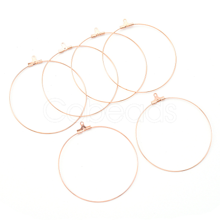 304 Stainless Steel Pendants STAS-T031-20-45mm-RG-1