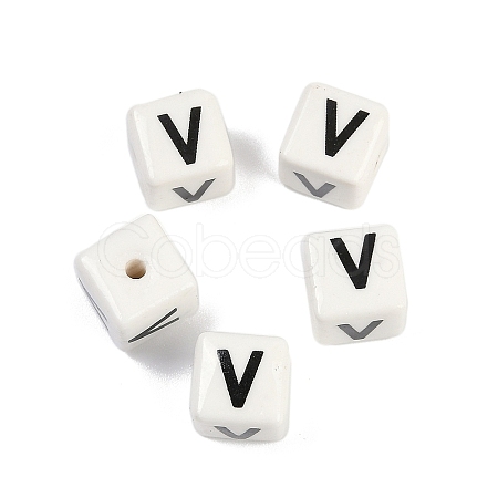 Porcelain Beads X1-PORC-R003-08V-1
