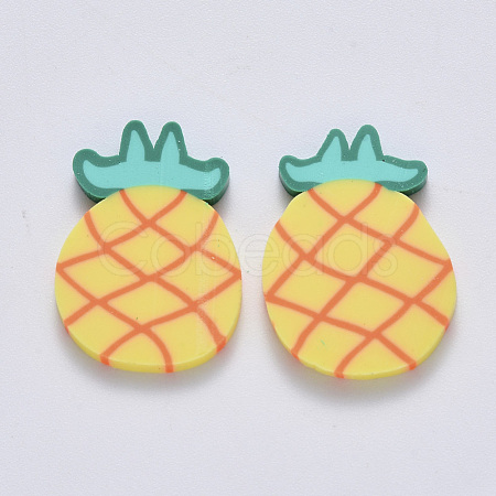 Handmade Polymer Clay Cabochons CLAY-R084-04-1