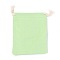 Polycotton Canvas Packing Pouches, Reusable Muslin Bag Natural Cotton Bags with Drawstring Produce Bags Bulk Gift Bag Jewelry Pouch for Party Wedding Home Storage, Light Green, 12x9cm