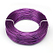 Aluminum Wire, Bendable Metal Craft Wire, Flexible Craft Wire, for Beading Jewelry Craft Making, Dark Violet, 20 Gauge, 0.8mm, 300m/500g(984.2 Feet/500g)