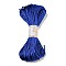 Polyester Embroidery Floss, Cross Stitch Threads, Blue, 3mm, 20m/bundle