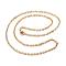 304 Stainless Steel Necklaces, Cable Chain Necklaces, Faceted, Golden, 19.69 inch(50cm)