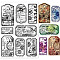 Custom PVC Plastic Clear Stamps, for DIY Scrapbooking, Photo Album Decorative, Cards Making, Others, 160x110x3mm