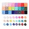 240g 24 Colors Handmade Polymer Clay Beads, Heishi Beads, for DIY Jewelry Crafts Supplies, Disc/Flat Round
, Mixed Color, 4x1mm, Hole: 1mm, 10g/color