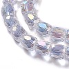AB Color Plated Glass Beads GLAA-F108-12B-02-1