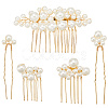 Iron Hair Sticks & Hair Combs OHAR-WH20008-06G-1