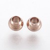 201 Stainless Steel Beads STAS-P221-26RG-2
