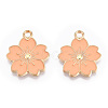 Alloy Enamel Pendants X-ENAM-S121-115K-3