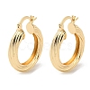 Brass Hoop Earrings for Women EJEW-E295-01KCG-1