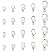 100Pcs 5 Styles Zinc Alloy Lobster Claw Clasps FIND-YW0006-18P-1