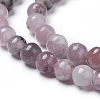 Natural Lepidolite/Purple Mica Beads Strands G-G770-04A-10mm-2