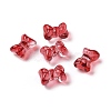 Transparent Spray Painted Glass Beads X-GLAA-I050-11-2