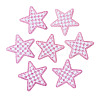 8Pcs Star with Lattice Computerized Embroidery Polyester Iron on/Sew on Patches PATC-TA0001-49A-3