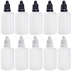 10Pcs 2 Styles PE Plastic Refillable Bottles AJEW-GF0013-39A-7