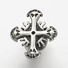 304 Stainless Steel Clasp Rhinestone Settings STAS-P169-50AS-1