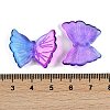 Spray Painted Glass Beads GLAA-Z007-02H-3