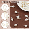 30Pcs 2 Styles Natural Cultured Freshwater Pearl Bead Links Connectors FIND-PH0021-35-4