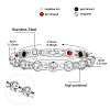 Stainless Steel Watch Band Bracelets JB650A-3