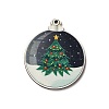Single Face Printed Wood Pendants WOOD-H102-02H-2